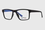 Oprawy męskie H.MAHEO HM685 C1 Black-Blue - obrazek 2