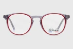 Oprawy unisex H.MAHEO HM796 C1 Grey-Red