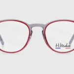 Oprawy unisex H.MAHEO HM796 C1 Grey-Red