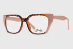 Oprawy damskie H.MAHEO HM747 C1 Orange-Beige - obrazek 2