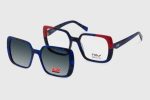 Oprawy damskie RV BARCELONA RV874 C1 Blue/Red - obrazek 2