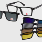 Oprawy H. Colors męskie HM362 + 5 nakładek z polaryzacją